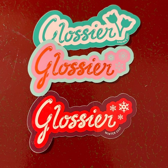 Glossier Office 3 Limited Ed Glossier Stickers Poshmark